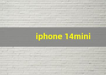 iphone 14mini